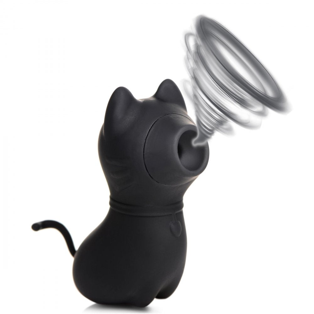 Sucky Kitty Clit Stimulator - Black - Clitoral Stimulators