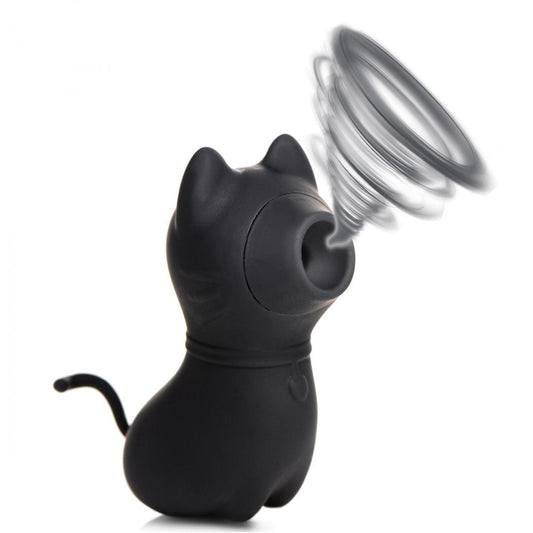 Sucky Kitty Clit Stimulator - Black - Clitoral Stimulators