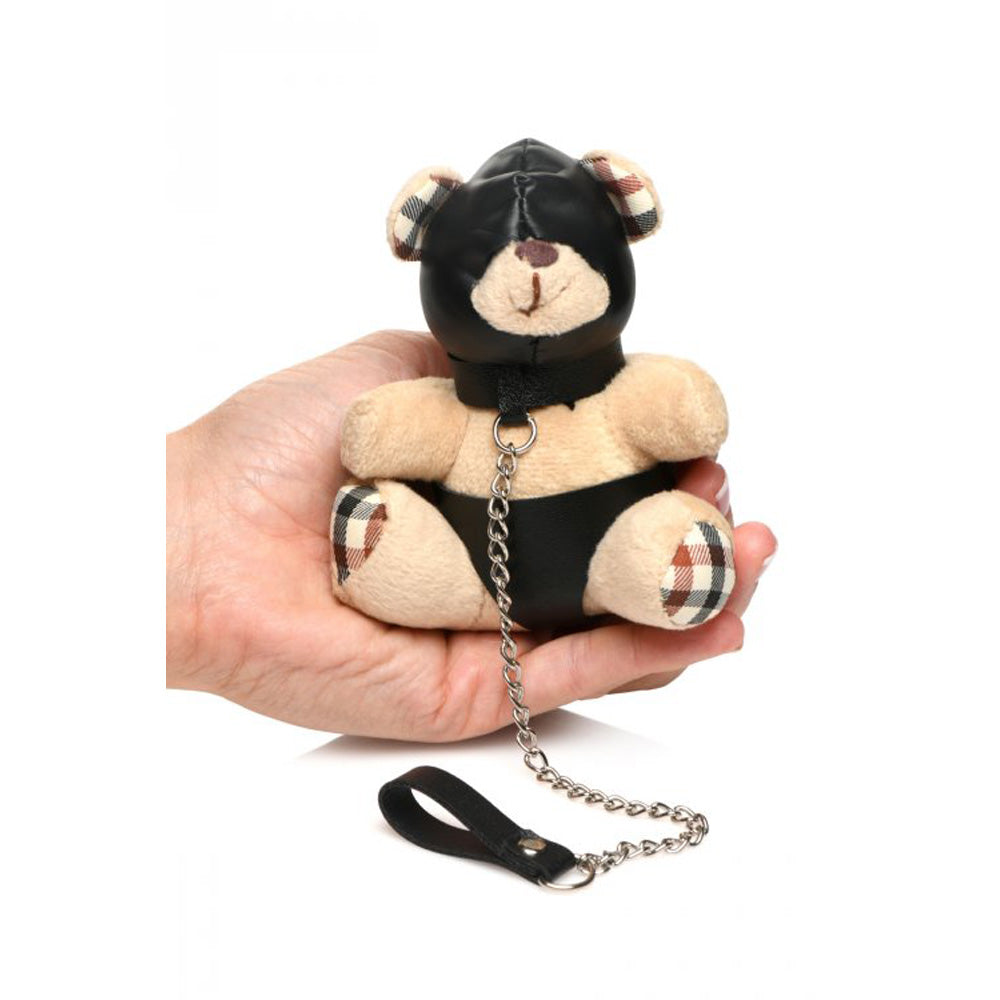 Hooded Bondage Teddy Bear Keychain - Candy/Games/Novelt