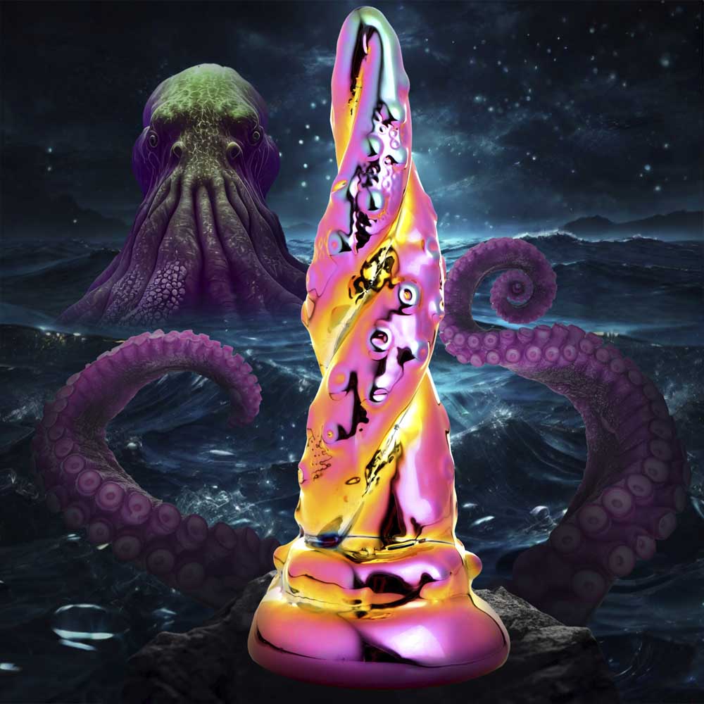 Enchantress Rainbow Glass Dildo - Glass Dildo's