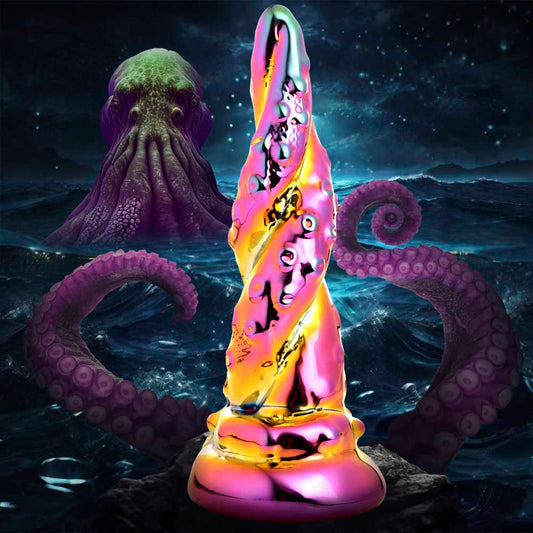 Enchantress Rainbow Glass Dildo - Glass Dildo's