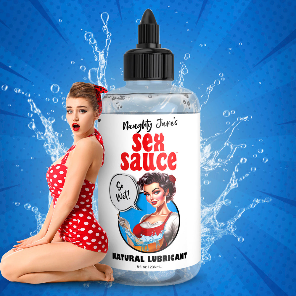 Naughty Janes Sex Sauce Natural Lube 8oz - Water Based Lube
