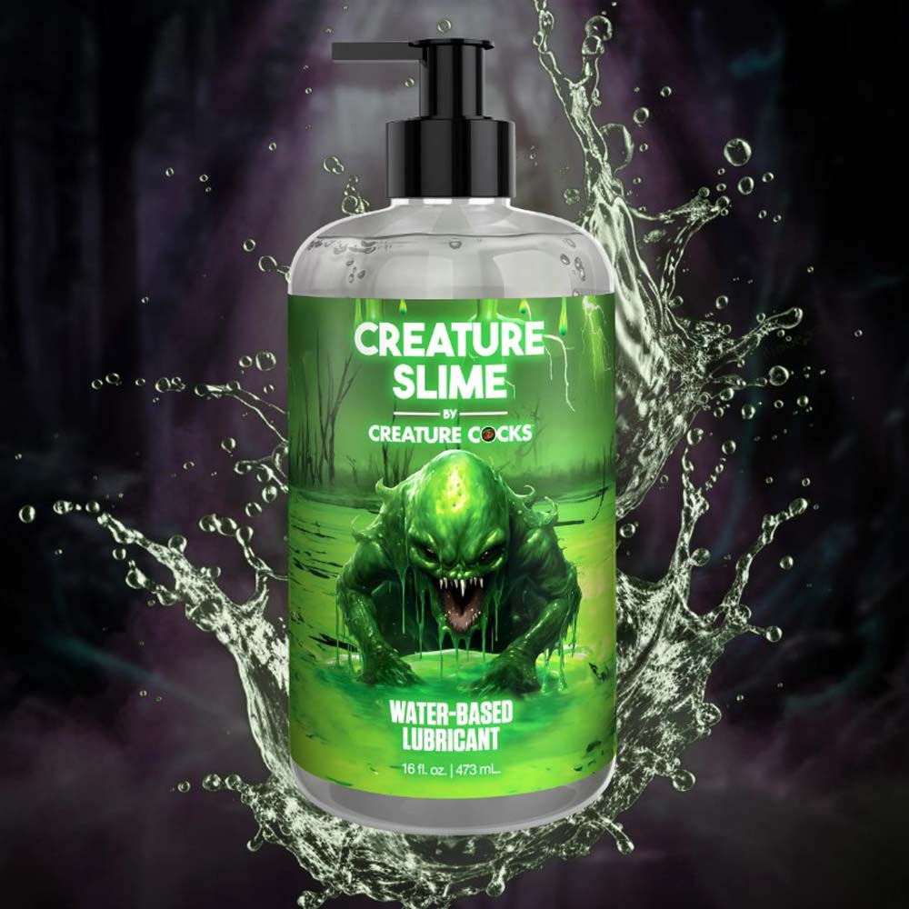 Creature Slime Water-Based Lube 16oz - Water Based Lube