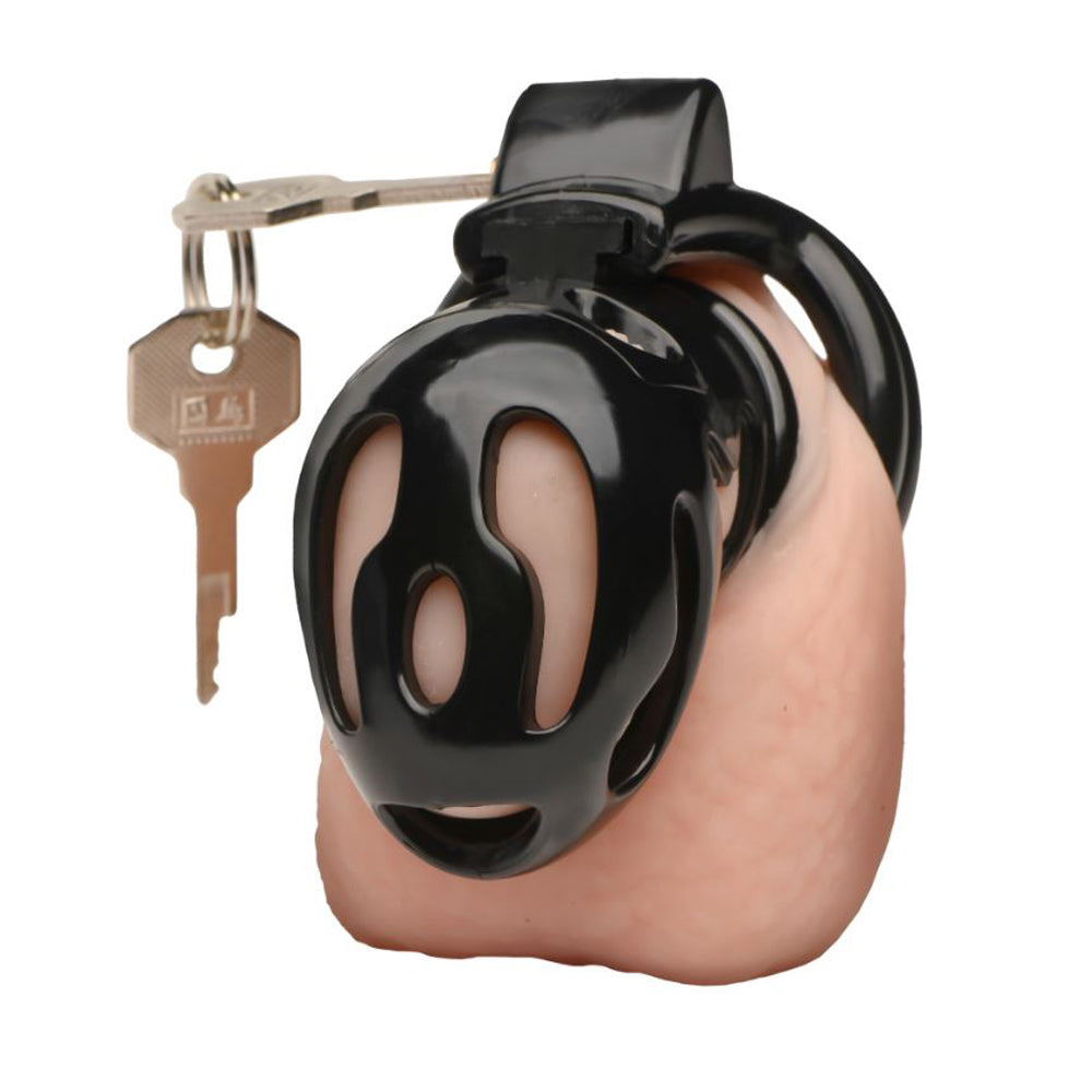Hard Stop Double Ring Chastity Cage - Bondage