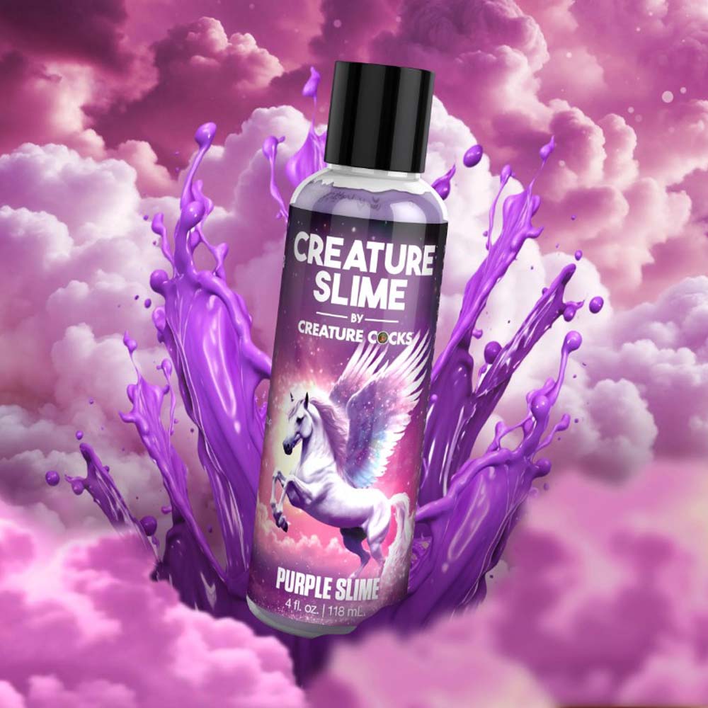 Creature Slime - Purple H2O Lube - 4oz - Water Based Lube