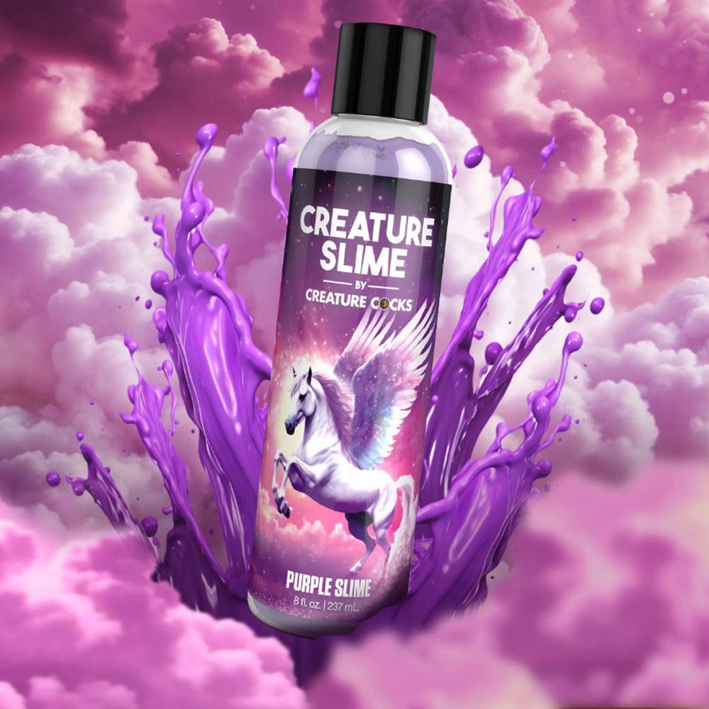 Creature Slime - Purple H2O Lube - 8oz - Water Based Lube