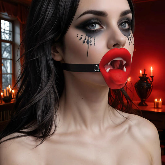 Vampire Vibrating Mouth Gag - Bondage