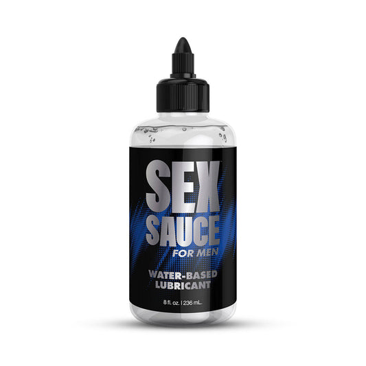 Sex Sauce for Men Water-Based Lube 8oz - Water Based Lube