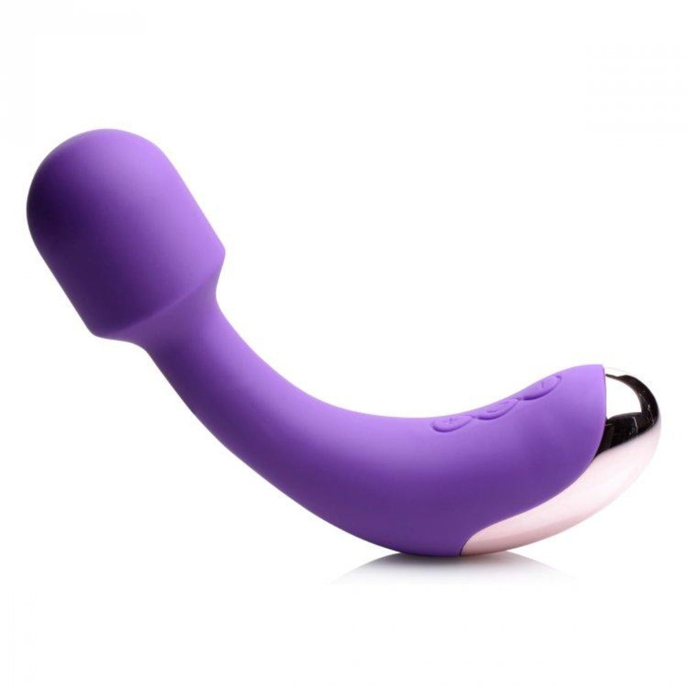 50X Silicone G-Spot Wand - Purple - Wands & Accessories