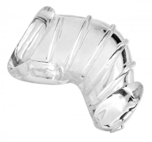 Detained Soft Body Chastity Cage - Clear - Cock & Balls