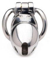 Rikers Stainless Lockng Chastity Cage - Cock & Balls