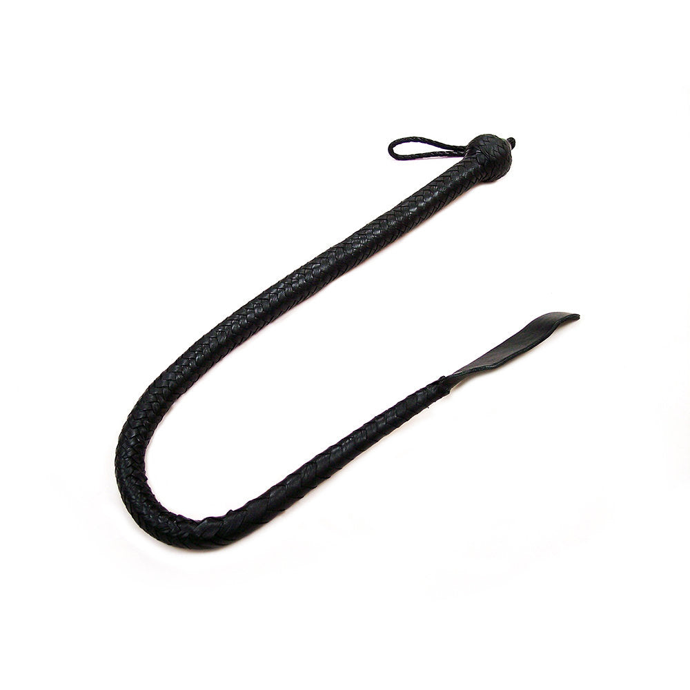 Devil Tail Whip (1 Meter Long) - Black - Whip/Flogger/Paddle