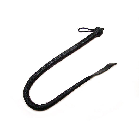 Devil Tail Whip (1 Meter Long) - Black - Whip/Flogger/Paddle