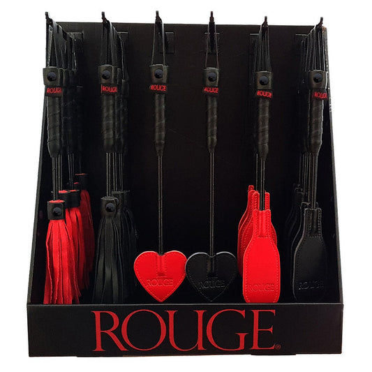 Mini Bondage Range Counter Display with 36 mixed mini crops & floggers - Whip/Flogger/Paddle