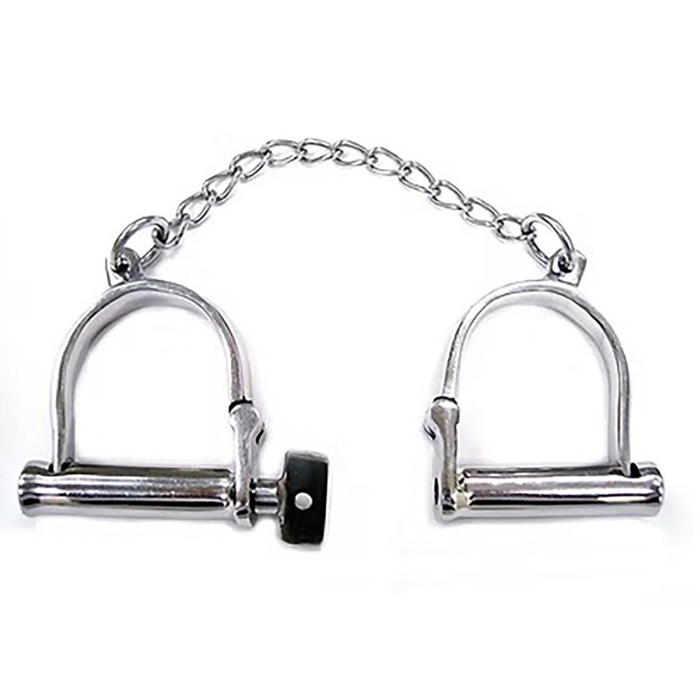 Stainless Steel Wrist Shackles In Case - Bondage