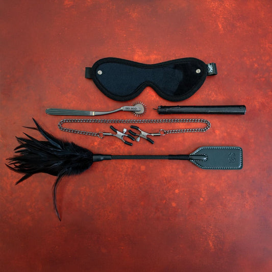 SEI MIO - Fetish Feels - Sensuous 5 Piece Sensation Kinky Kit - Bondage